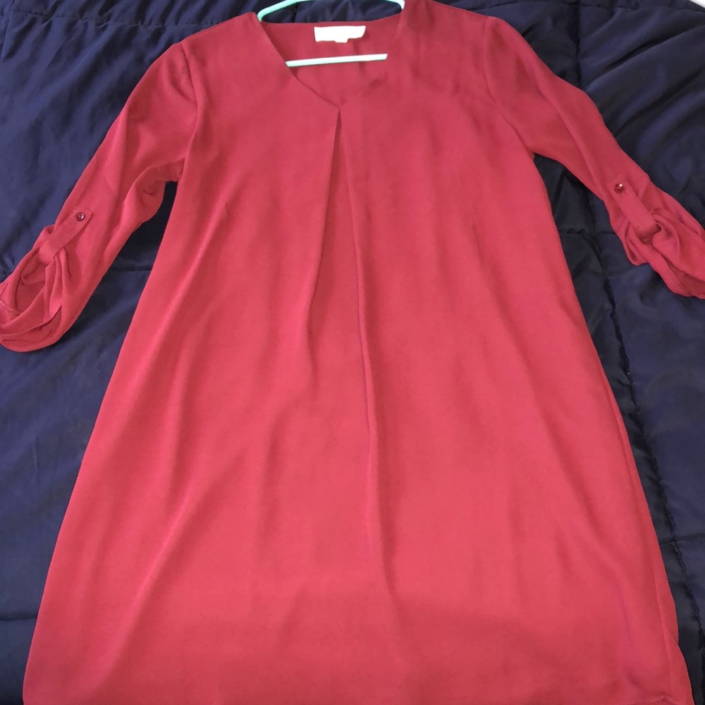 Maroon dress